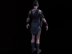 celtic warrior 3D-Modell