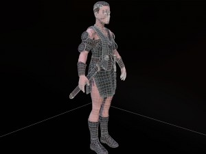 celtic warrior 3D-Modell