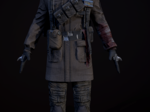 post apocalyptic guy 3Dモデル
