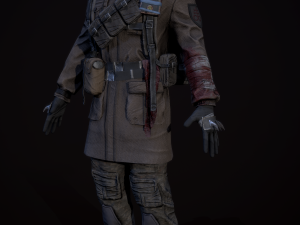 post apocalyptic guy 3D Model