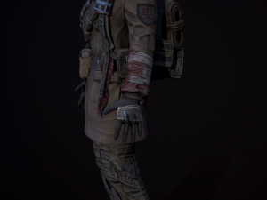 post apocalyptic guy 3D Model