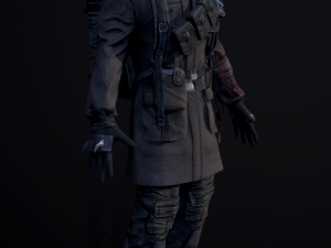 post apocalyptic guy 3D Model