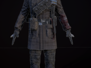 post apocalyptic guy 3D Model