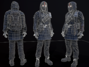 post apocalyptic guy 3D Model