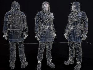 post apocalyptic guy 3D Model