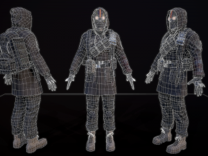 post apocalyptic guy 3D Model