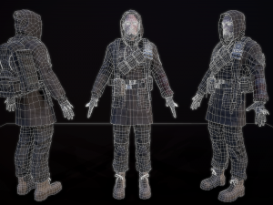 post apocalyptic guy 3D Model