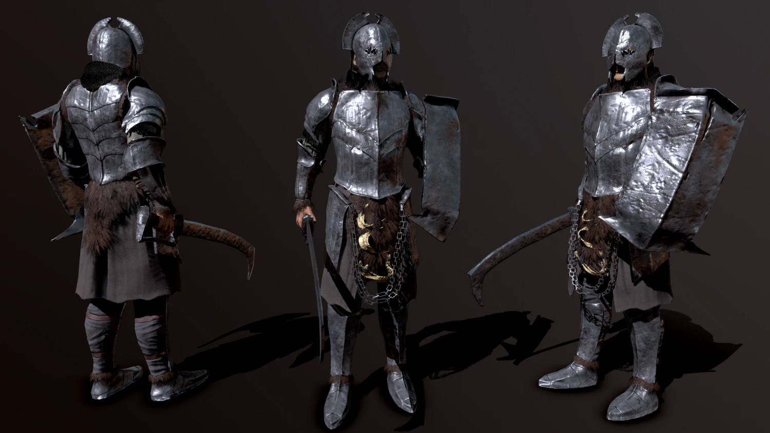 orc 3D Model .c4d .max .obj .3ds .fbx .stl .blend 