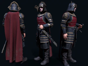 lannister officer 3D Model