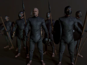 guerreiro imaculado Modelo 3D