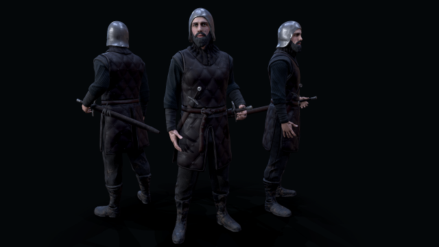Stark soldier Modèle 3D .c4d .max .obj .3ds .fbx .stl .blend 