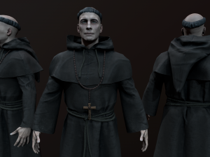 Monk 3D-Modell