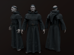 Monk 3D Model