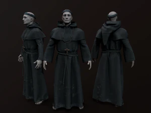 Monk 3D Model