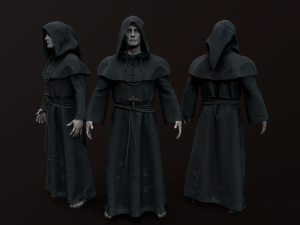 Monk 3D Model