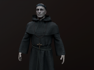 Monk 3D Model