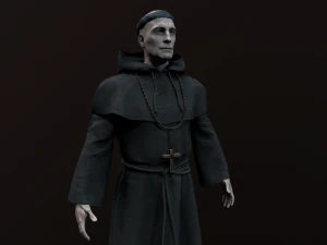 Monk 3D Model
