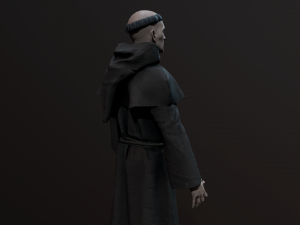 Monk 3D Model