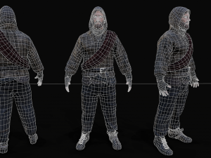 Survivor character Modelo 3D