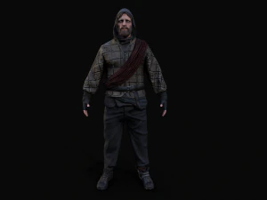 Survivor character 3D Model