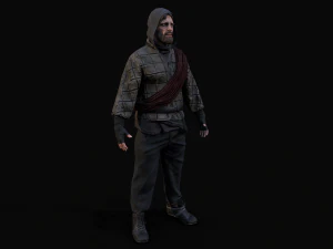 Survivor character 3D Model