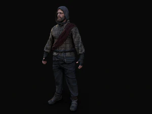 Survivor character 3D Model