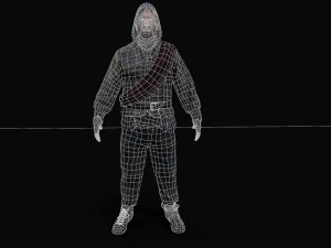 Survivor character 3D Model