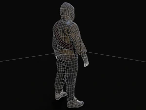 Survivor character 3D Model