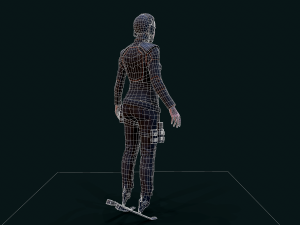 Cyberpunk Girl 3D Model