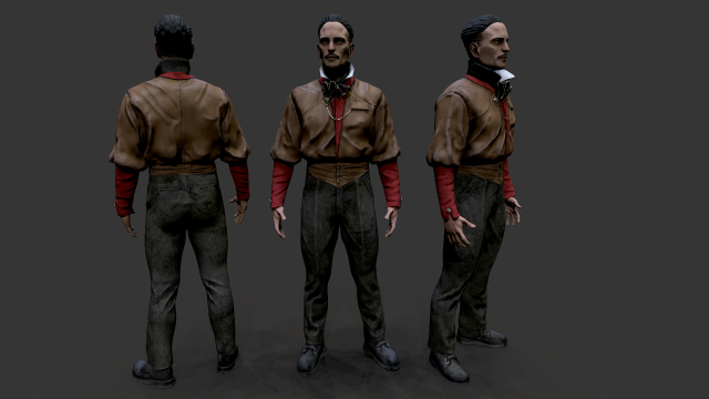 Noir Character 2 Modelo 3D .c4d .max .obj .3ds .fbx .stl .blend 
