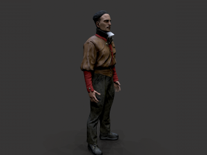 Noir Character 2 Modelo 3D