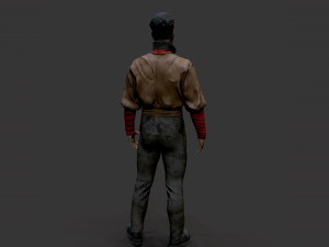 Noir Character 2 Modelo 3D