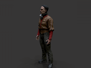 Noir Character 2 Modelo 3D