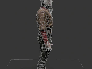 Noir Character 2 3D Model