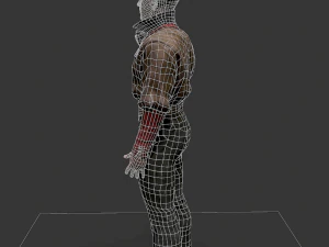 Noir Character 2 3D Model