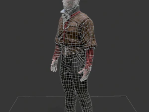 Noir Character 2 3D Model