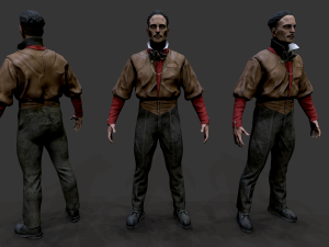 Noir Character 2 Modelo 3D