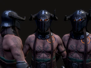 Hell Viking 3D Model