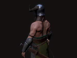 Hell Viking 3D Model