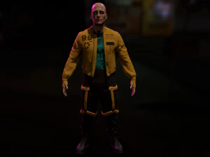 Cyberpunk Male 3D Model