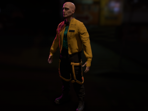 Cyberpunk Male 3D मॉडल