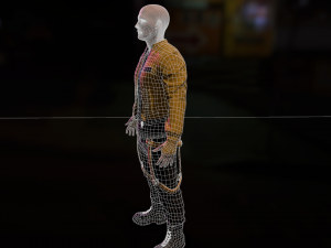 Cyberpunk Male 3D मॉडल