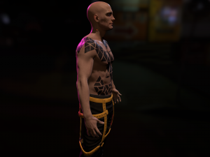 Cyberpunk Male 3D मॉडल