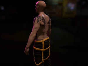 Cyberpunk Male 3D Model