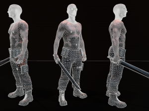 Cyberpunk Male 3D Model