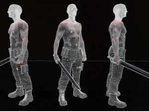 Cyberpunk Male 3D Model