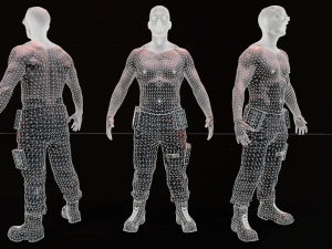 Cyberpunk Male 3D Model