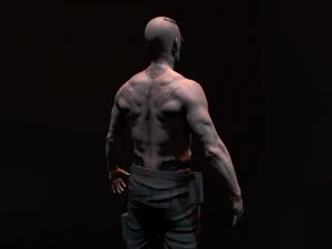 Cyberpunk Male 3D Model