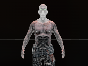 Cyberpunk Male 3D Model