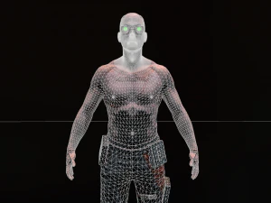 Cyberpunk Male 3D Model
